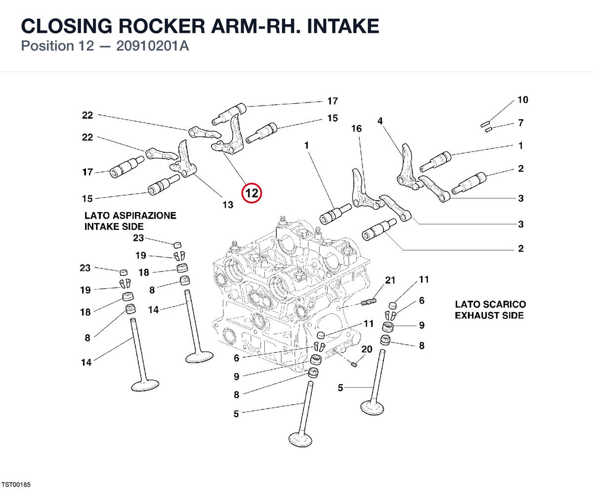 CLOSING ROCKER ARM-RH. INTAKE