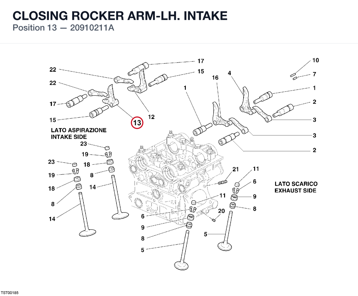 CLOSING ROCKER ARM-LH. INTAKE