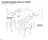CLOSING ROCKER ARM-LH. INTAKE