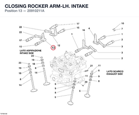 CLOSING ROCKER ARM-LH. INTAKE