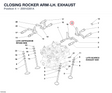 CLOSING ROCKER ARM-LH. EXHAUST