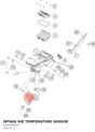 Diagram preview: INTAKE AIR TEMPERATURE SENSOR (93041080000)
