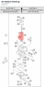 Diagram preview: JET NEEDLE KEIHIN JJJ (72531034100)