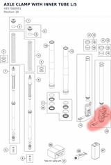 Diagram preview: AXLE CLAMP WITH INNER TUBE L/S (43570689S1)