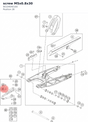 Diagram preview: screw M5x0.8x30 (90104040100)