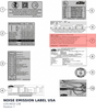 Diagram preview: NOISE EMISSION LABEL USA (LI24-A610-13B)