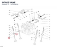 INTAKE VALVE 21010601A diagram position