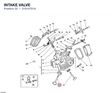 INTAKE VALVE 21010701A diagram position