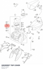 Diagram preview: GROMMET TOP COVER (90107013004)