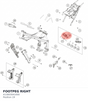Diagram preview: FOOTPEG RIGHT (A13003041000)