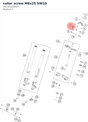 Diagram preview: collar screw M8x25 SW10 (A65301008025)