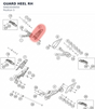Diagram preview: GUARD HEEL RH (94603049050)