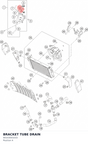 Diagram preview: BRACKET TUBE DRAIN (90103001033)