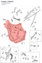 Diagram preview: Frame, T791T3 (7910300120033)