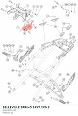 Diagram preview: BELLEVILLE SPRING 14X7.2X0.8 (61403002031)