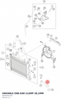 Diagram preview: VARIABLE ONE-EAR CLAMP 38,1MM (00050381706)