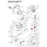 Kawasaki OEM – SCREW-PAN-CROS product image