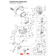 Kawasaki OEM – SCREW-PAN-CROSS,5X35 product image