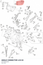 Diagram preview: ANGLE CONNECTOR LC8 03 (60038082000)