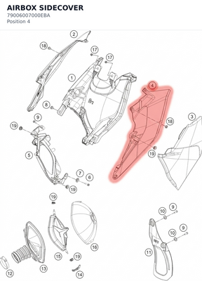 Diagram preview: AIRBOX SIDECOVER (79006007000EBA)