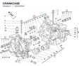 CRANKCASE 22520322A diagram position