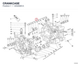 CRANKCASE 22520881A diagram position