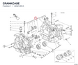 CRANKCASE 22521281A diagram position
