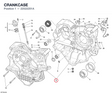 CRANKCASE 22522201A diagram position