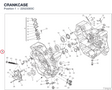 CRANKCASE 22523383C diagram position