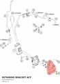 Diagram preview: RETAINING BRACKET ACF (6351500201033)