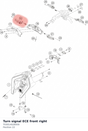 Diagram preview: Turn signal ECE front right (T03014026000)