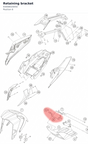Diagram preview: Retaining bracket (93008020050)