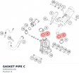 Diagram preview: GASKET PIPE C (93805005100)