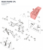 Diagram preview: REAR FRAME CPL (A13003002033)