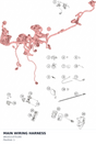 Diagram preview: MAIN WIRING HARNESS (A61011475100)