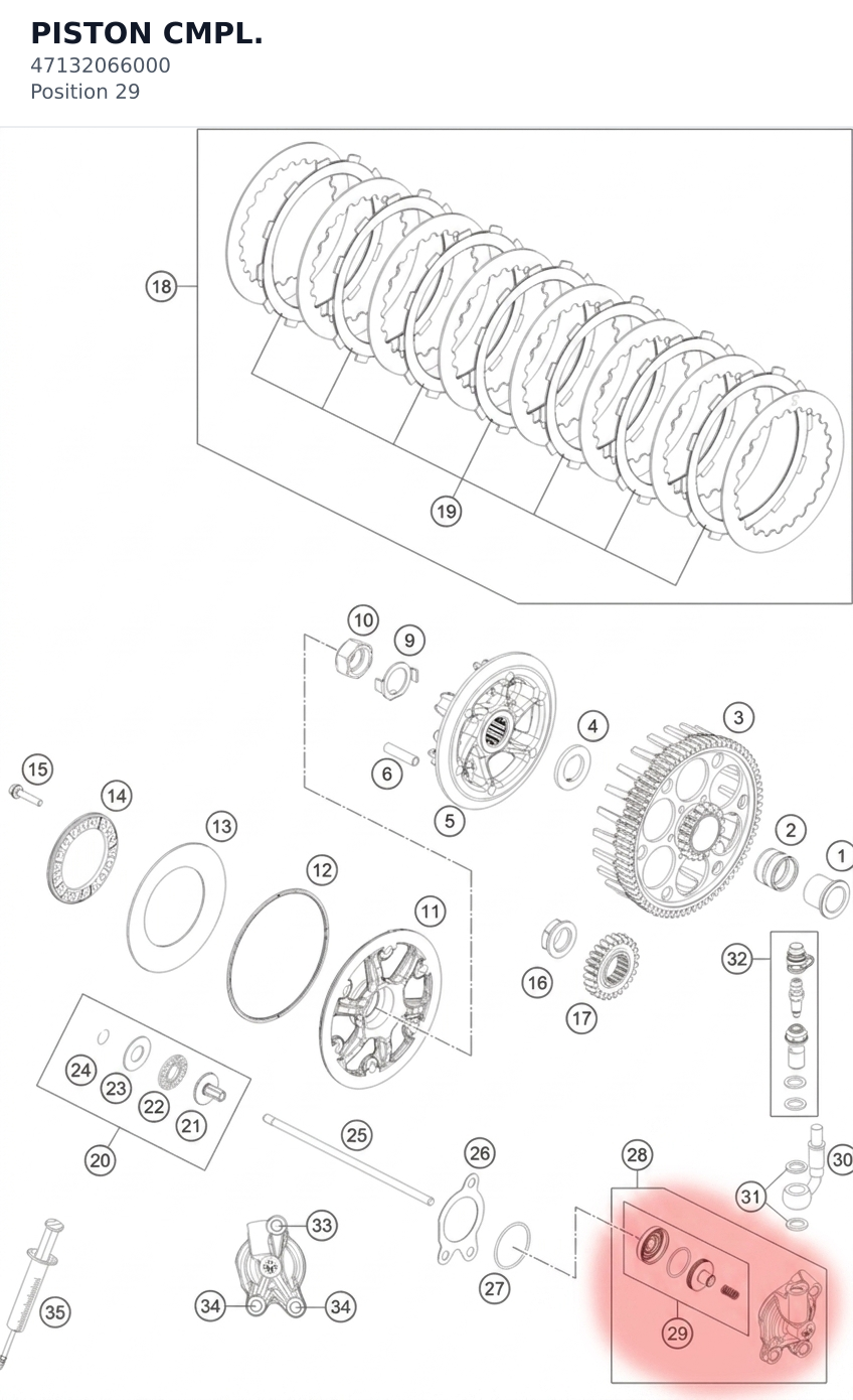 Diagram preview: PISTON CMPL. (47132066000)