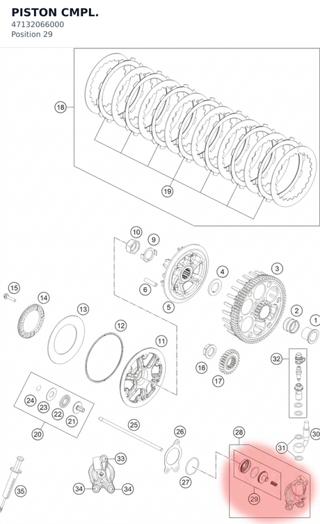 Diagram preview: PISTON CMPL. (47132066000)