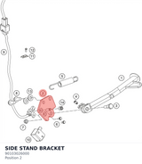 Diagram preview: SIDE STAND BRACKET (90103026000)