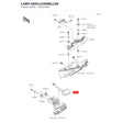 Kawasaki OEM – LAMP-ASSY,LICENSE,LED product image