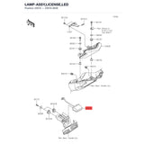 Kawasaki OEM – LAMP-ASSY,LICENSE,LED product image