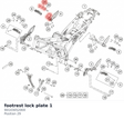 Diagram preview: footrest lock plate 1 (90103052000)