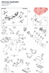 Diagram preview: Harness topfeeder (A62411086000)