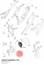 Diagram preview: INTAKE SNORKEL CPL. (A46006140044)