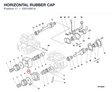 HORIZONTAL RUBBER CAP