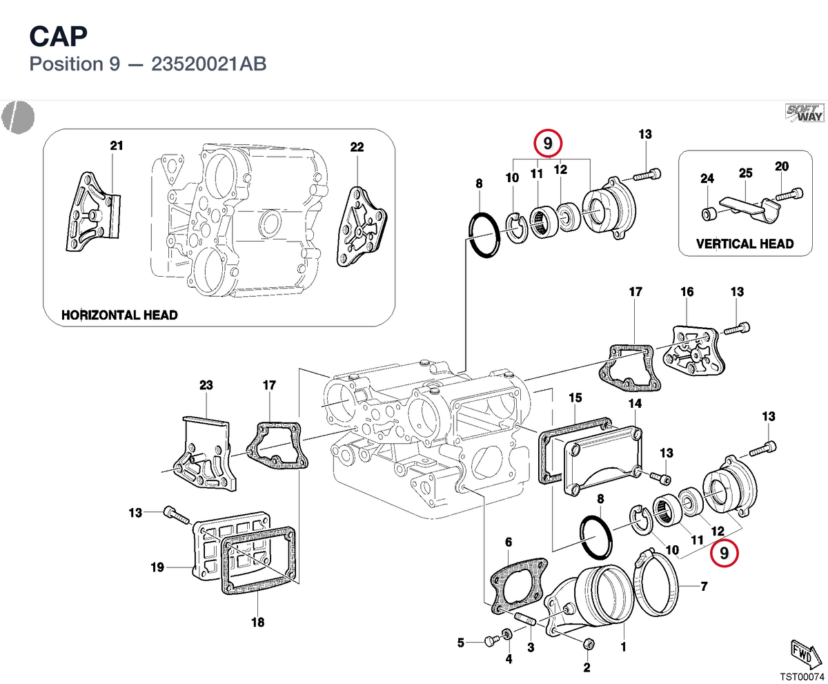 CAP 23520021AB diagram position