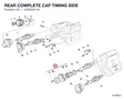 REAR COMPLETE CAP TIMING SIDE 23520211A diagram position