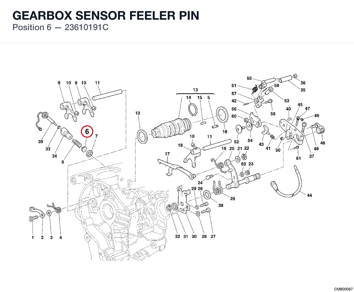 GEARBOX SENSOR FEELER PIN