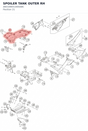 Diagram preview: SPOILER TANK OUTER RH (A60108051000ABC)