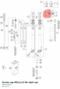 Diagram preview: Screw cap M51x1,5 PA right cpl. (48601680S2)