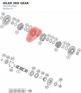 Diagram preview: IDLER 3RD GEAR (79433513000)